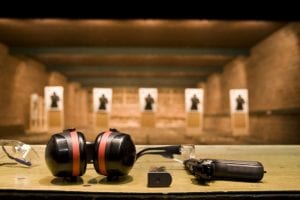 practice shooting your firearm is at a gun range
