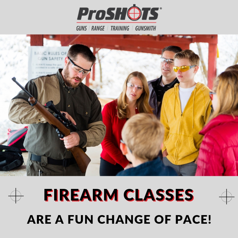 Firearm Classes are a Fun Change of Pace!