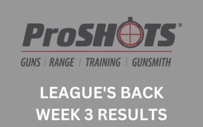 League Results – Week 3